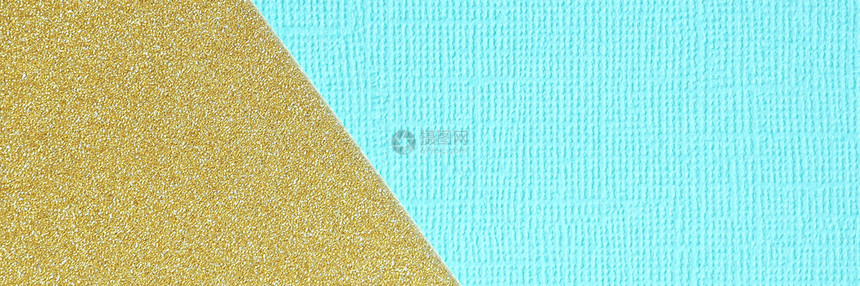 对比明亮的社交网络广受欢迎的规模Banner抽象地测深背景金和蓝纸黄色的图片