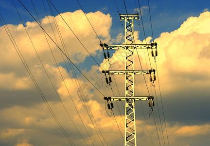 北挪威电力线背景高清挪威电力线背景物品生活图片
