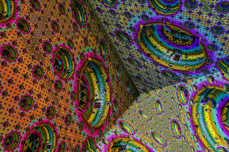 蜗牛计算机生成的分形比率鹦鹉螺背景图片