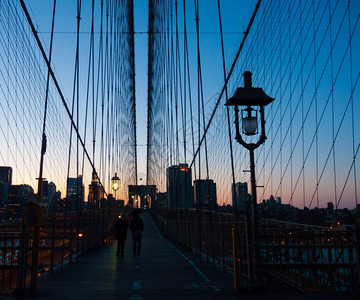 纽约市布鲁克林大桥的鲁克林大桥视图旅行建筑学雅各布斯图片