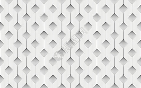 3d使现代白色网格平方形墙壁背景天衣无缝几何的装饰品墙纸图片