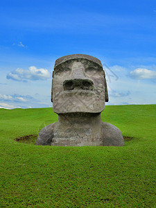 旅游复活节日南本宫崎市墨西莫艾雕像主题尼钦南海岸公园图片