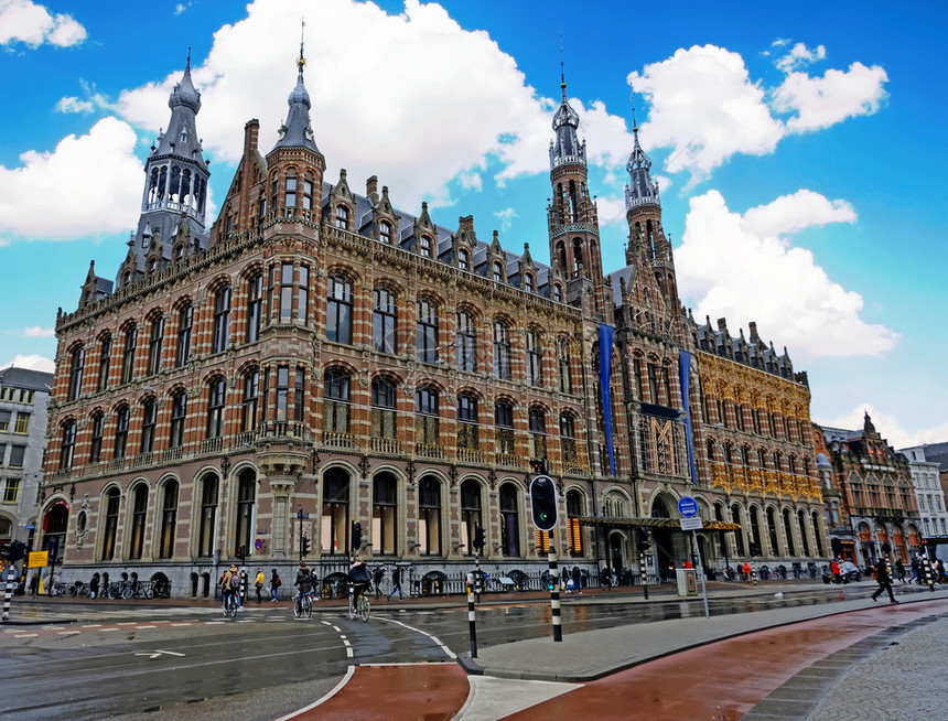 历史的车荷兰阿姆斯特丹的Magna广场户外图片