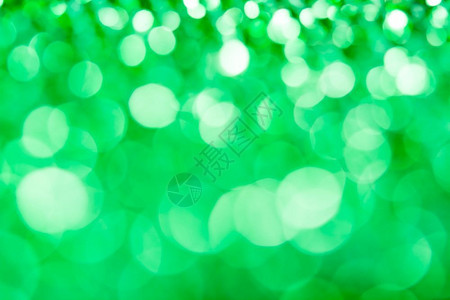 散景庆典天抽象绿色bokeh圣诞节装饰背景图片