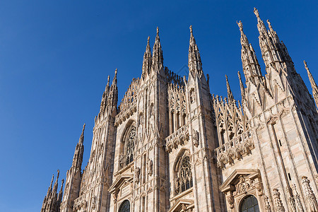 意大利语宗米兰Duomo大教堂屋顶图片