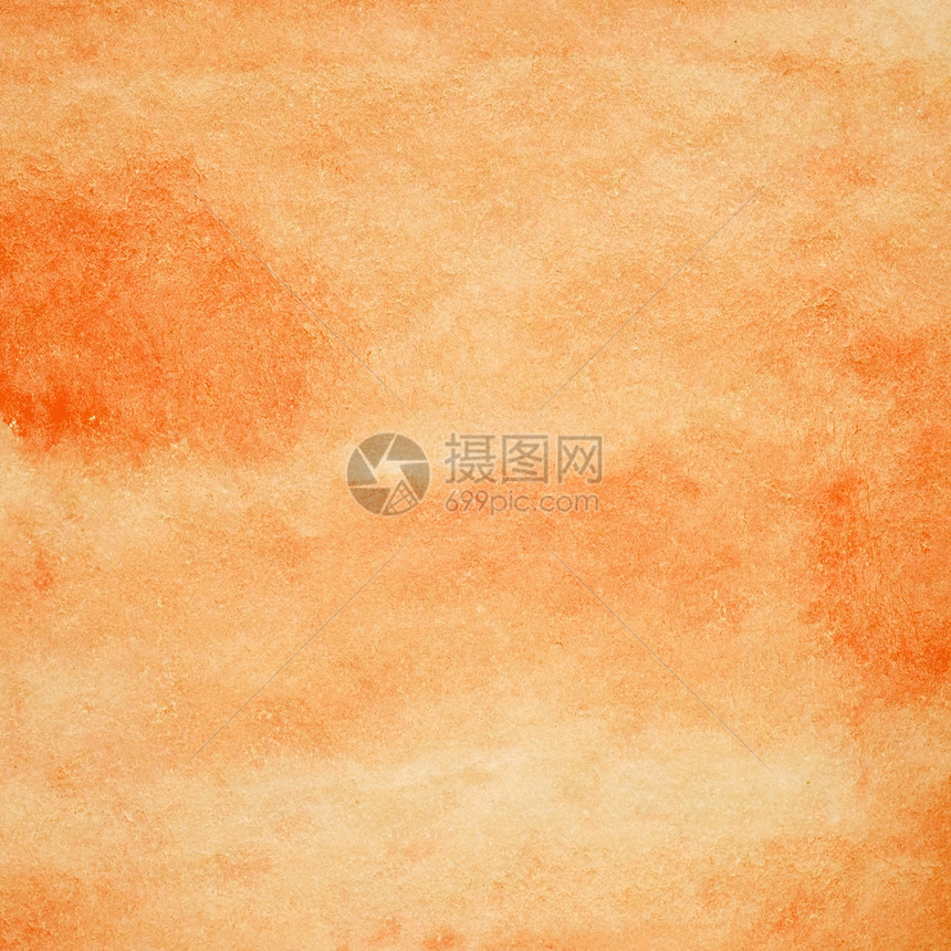 墙纸形象的白色水彩背景艺术抽象的橙色水颜画设计以白皮书背景为面纸图片