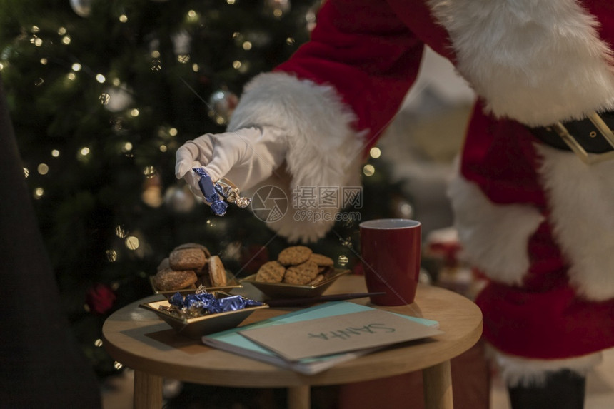 帽子santaClaus快乐圣诞节模板背景老的图片