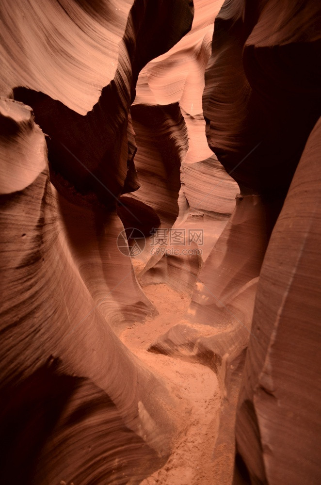 亚利桑那州沙石红岩槽峡谷图片
