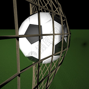 质地足球在网中3D娱乐游戏图片