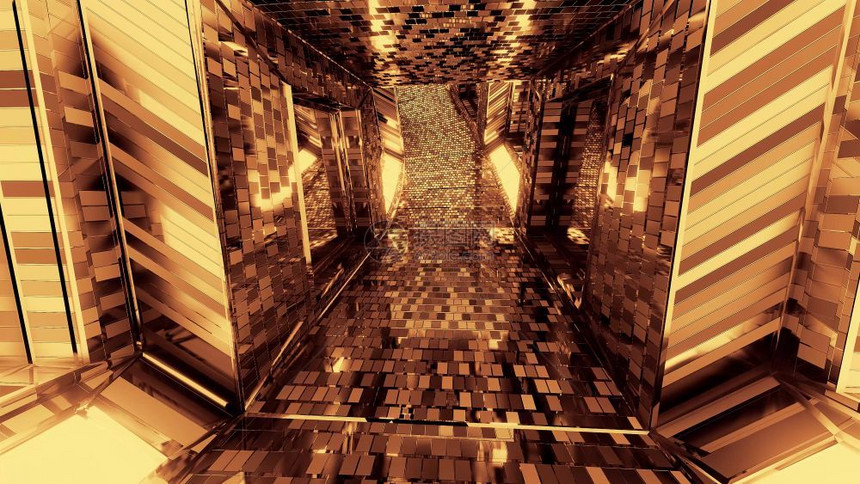 未来科技光束运动时空隧道图片