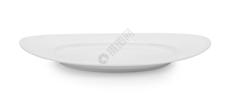 盘子餐具白背景上的空板餐厅图片