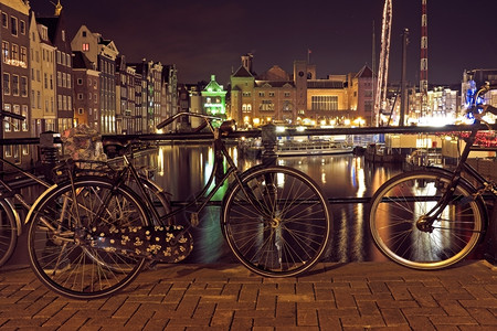 荷兰阿姆斯特丹市风景来自荷兰阿姆斯特丹首都建筑的户外图片