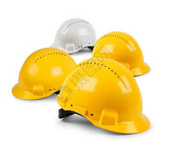 齿轮安全帽四个硬团队保护安全头盔隔离了四个硬帽子团队体图片