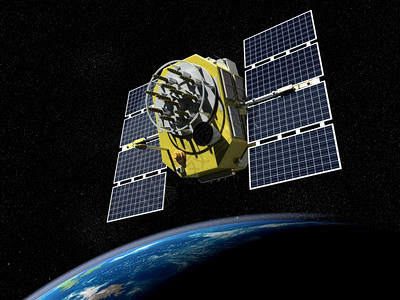 宇宙3d地球周围轨道GPS卫星石块的3d转化大约民意调查图片
