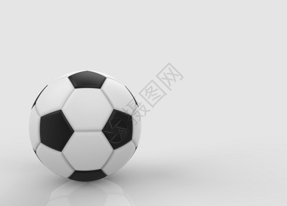 3d以灰色复制空间背景提供足球灰色的圆圈形图片