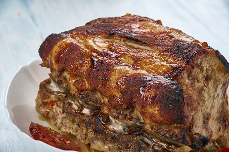 美味烤猪里脊肉图片