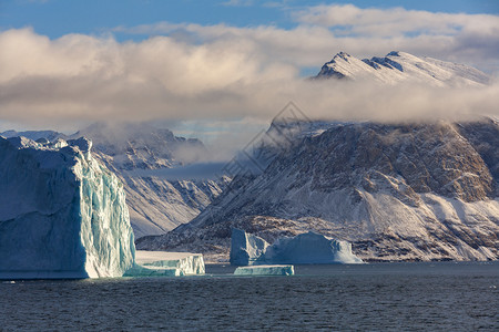 格陵兰岛海岸高清图片