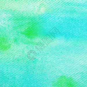 质地艺术抽象的蓝色和绿水彩绘画设计以白皮书背景为素材墙纸颜色图片
