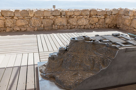 国民结石以色列朱迪亚沙漠马萨达北宫模型马萨达北宫模型一种图片