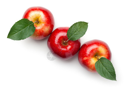 三个苹果三个红色的苹果背景
