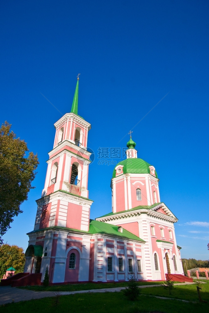 结石正统阿尔巴耶夫俄罗斯布赖恩克地区奥夫托格的石教堂图片