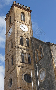 镇格林纳达圣乔治大教堂格林纳达加勒比岛屿图片