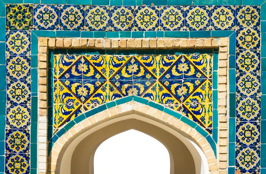 伊斯兰艺术东方古老多彩色的东德马赛克部教堂装饰不可或缺的元素装饰风格图片