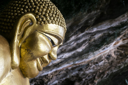 亚洲人文化佛像中的圣哈贾神头部艺术图片
