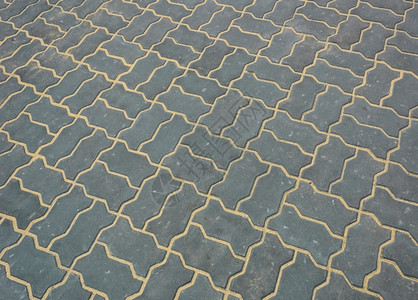 人行道灰砖铺结石瓷背景图片