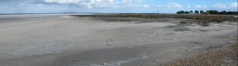 南澳洲部泥滩的板全景观户外阿尔滕堡低的图片