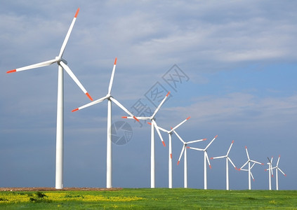 风力发电涡轮机图片