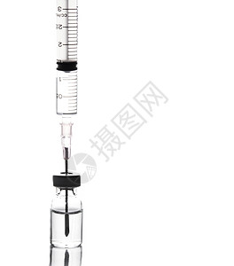 疫苗注射器背景图片