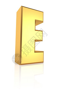 字体奢华商业白色背景3d白Gold金属字母图片