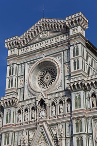 正面欧洲天圣玛丽亚德尔菲奥雷大教堂佛罗伦萨托斯卡纳意大利图片