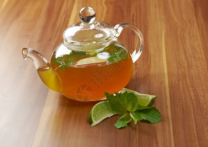 饮料热的柠檬水果浆绿茶x9xlime薄荷图片
