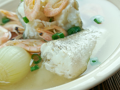 虾Caldodesietemares墨西哥版的炖鱼人饮食图片