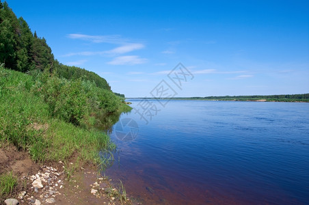 石头北方俄罗斯阿肯汉格尔克州皮涅加河旅游图片