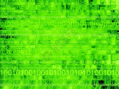字节满的电子产品计算机生成的二进数背景插图B图片