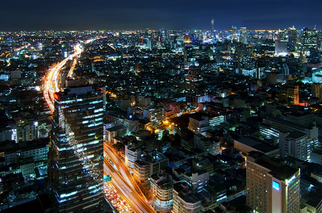 泰国城市夜景图片