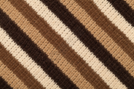 细节背景棕色条纹剪接的编织布纹理有质感的针织背景图片