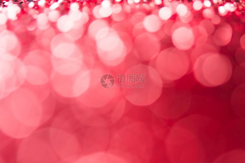 模糊红色bokoh节日的圣诞装饰背景喜庆的火花图片