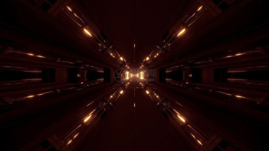 未来科技时空隧道科幻背景图片