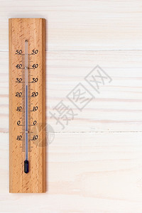 木制背景温度计带文本复制空间的纸面温度计海浪热措施土壤高清图片素材
