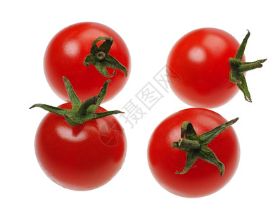 红色tomatto孤立在白色背景上颜小吃闪亮的图片