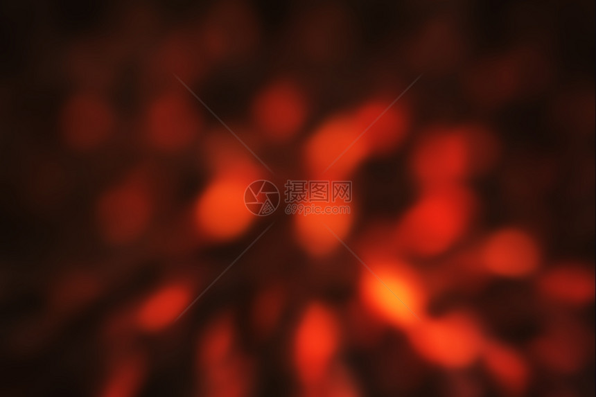 闪耀摘要红色背景带有bokeh灯光和恒星焦点不突出的抽象背景夜生活动图片