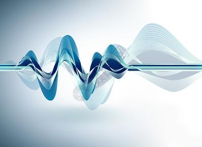 活力波浪光背景的动态蓝色数字波Name抽象的图片