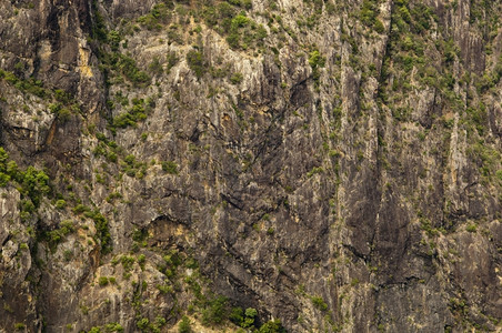 澳大利亚沃洛莫姆比峡谷大面积岩石孔瀑布河树木高清图片