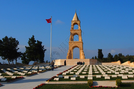 土耳其纪念第57步兵团士在盖利波战役中的土耳其战争纪念日于20年9月18日纪念馆95年地标图片