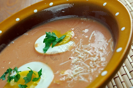 科尔波拉恰塞拉诺西班牙凉菜汤高清图片