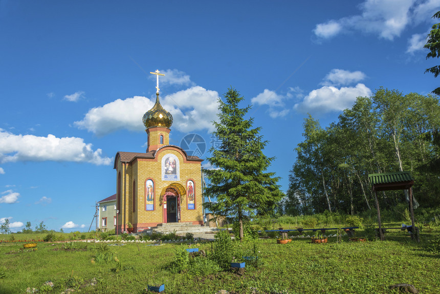母亲美丽的俄罗斯科托马地区加利奇最神圣的母降生泉礼拜堂俄罗斯科特马州戈拉希区村庄图片